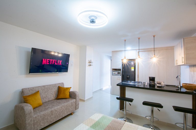 hermoso apartamento vacacional con piscina en san gil